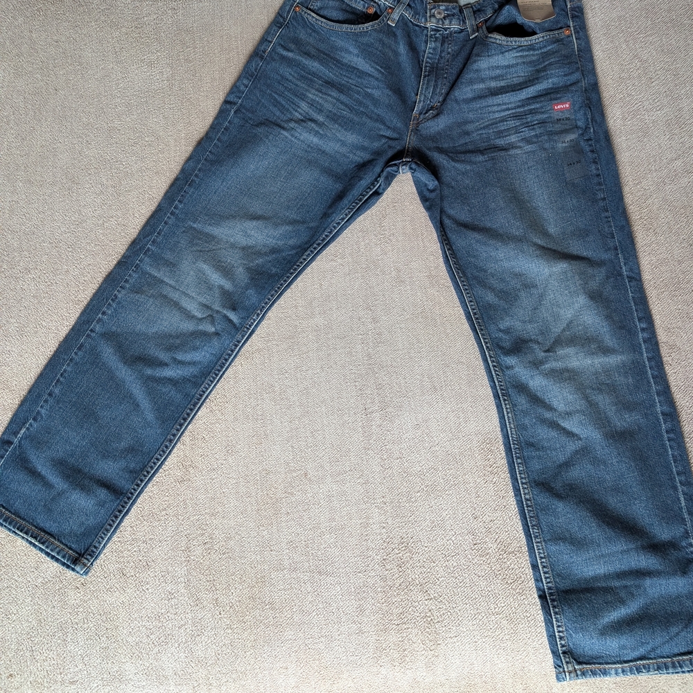 Levi's 559 Relaxed Fit Dark Blue Jeans 34/30 NWT